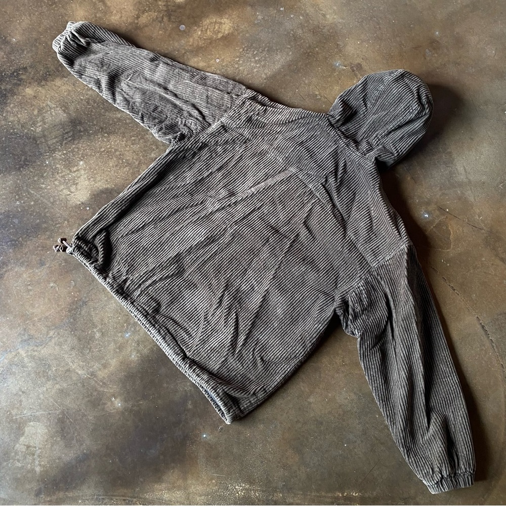 GAP Brown Corduroy Hooded Pullover Jacket - Picture 11 of 12